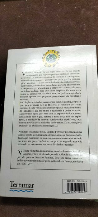 Livro " O Horror Económico" (CXL1)