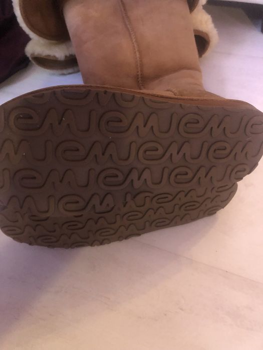 Emu kozaki Illoura Chestnut za kolano 38