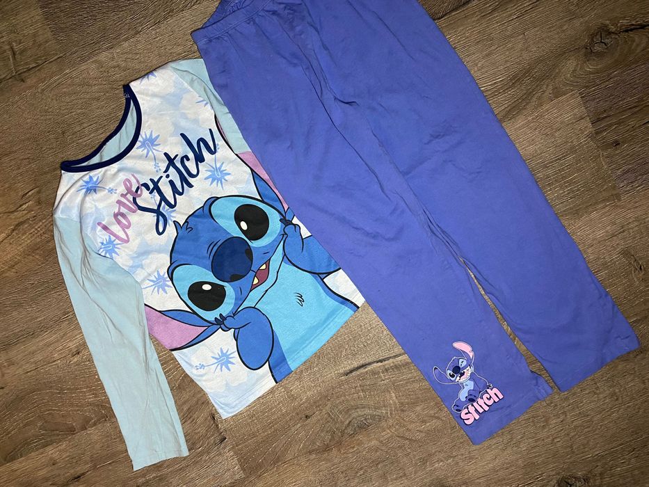 Стіч піжама дівчинці 10-11р, комплект кофта і штани для дому і сну