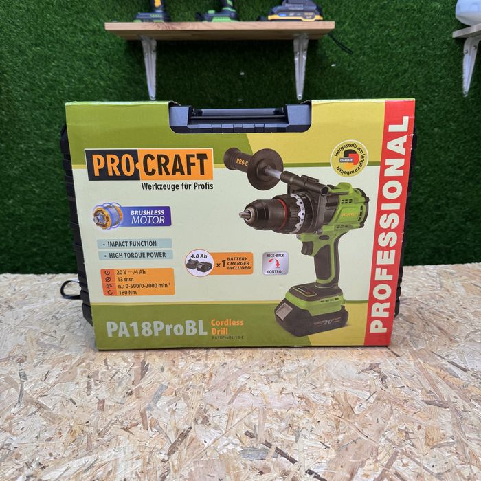 Ударний шуруповерт аккумуляторный Procraft PA-18ProBL