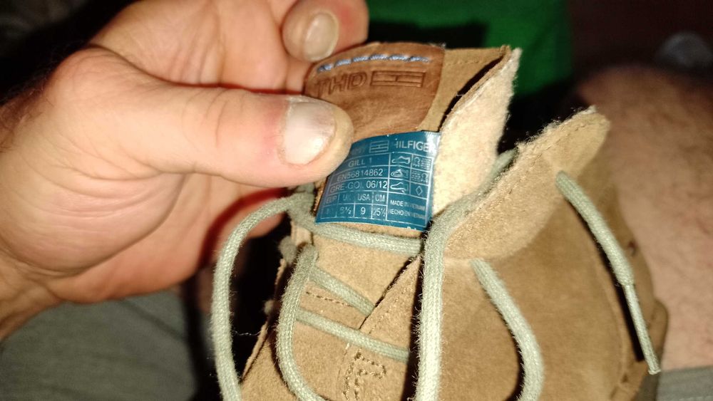 Ocieplane botki TOMMY HILFIGER GILL 1 r.40 skóra stan bardzo dobry