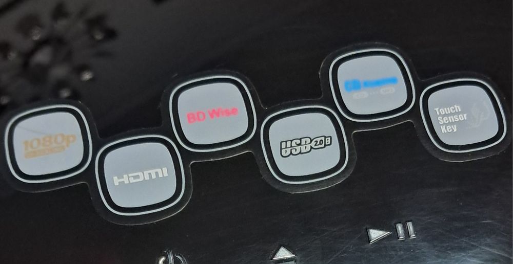 Leitor de DVD elegante compacto samsung