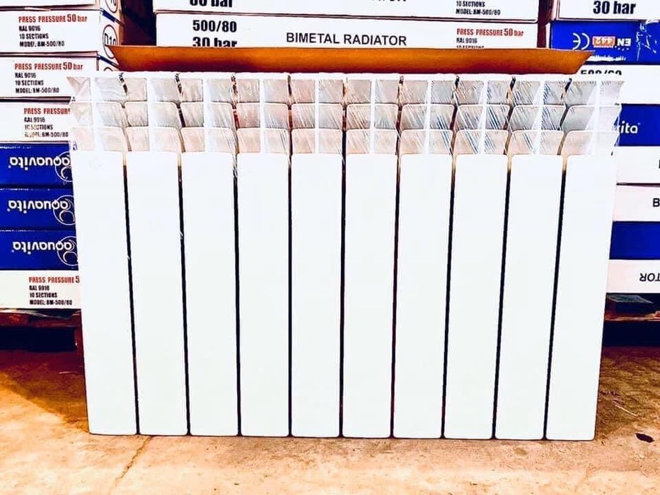 Радиаторы биметаллические “SUNTERMO”,“AQUAVITA”,”CALGONI”,”BRITOLLI”.