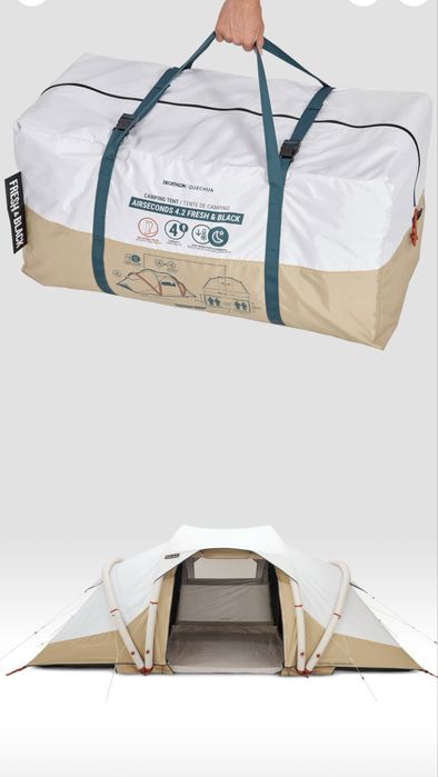 Namiot dmuchany Quechua Air Seconds 4.2 Fresh