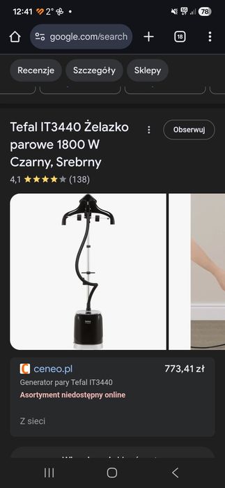 Żelazko parowe Tefal IT3440