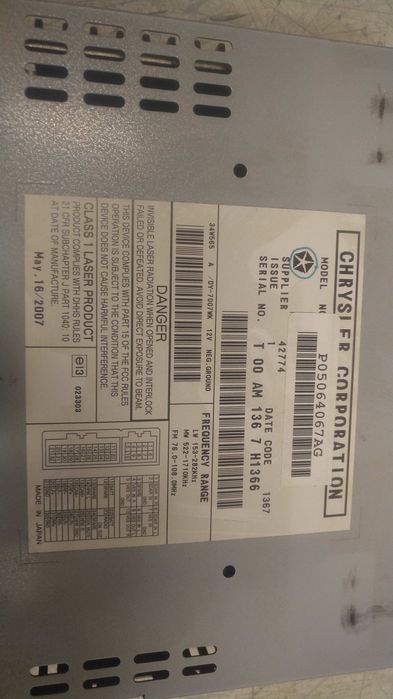 , Caliber radio fabryczne