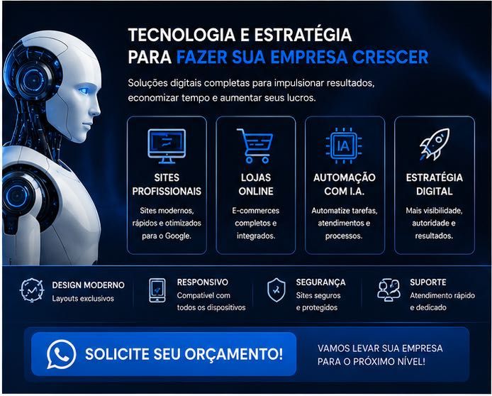 Web Design Profissional: Sites, Lojas Online e Automação com I.A.