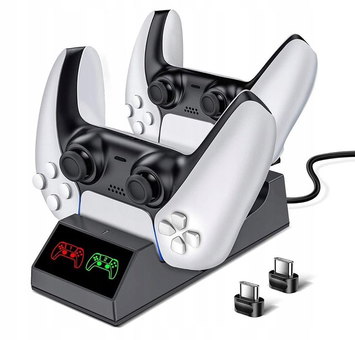 Stacja ładująca do padów DualSense PlayStation 5 ładowanie 2
