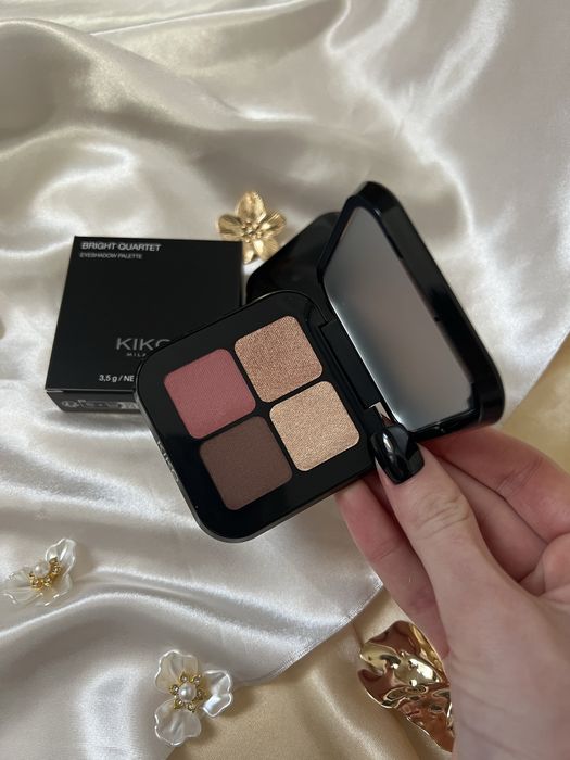 Палетка тіней kiko New Bright Quartet Eyeshadow Palette 01 02 03