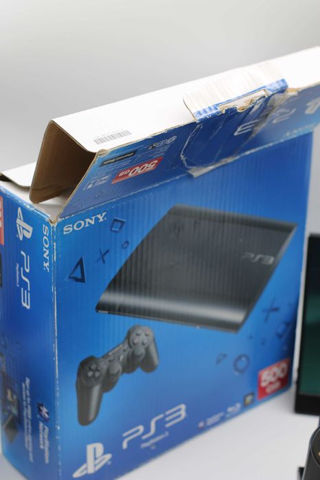 Konsola Sony PlayStation 3 Super Slim 500GB (465GB) BOX + Resistance + Pad