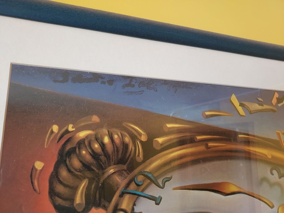 Quadro relógio derretido