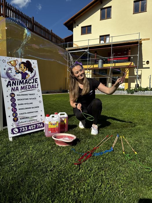 Animacje na MEDAL!  5-letnie doświadczenie w obsłudze imprez, festynów, urodzin, wesel, Rzeszów i okolice