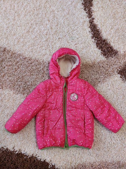 Тепла демисезонная курточка куртка на девочку 1-3 года.