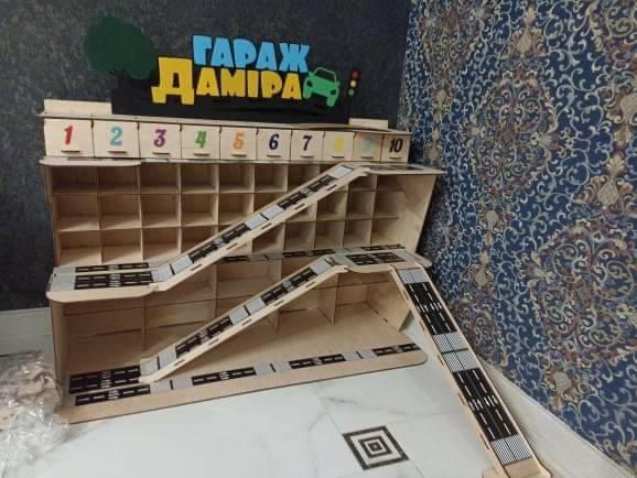 Гараж детский, парковка, гараж для машинок,кинсмарт,трек