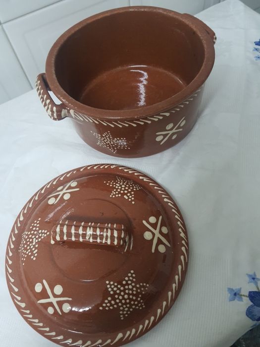 Tacho de barro pintado