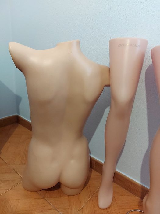 Busto manequim + pernas manequim