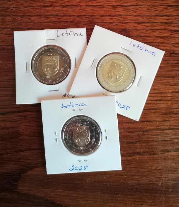 Letónia 2025 - Moeda comemorativa de 2€ UNC