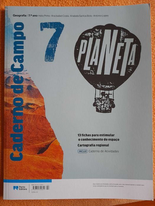 Livro de fichas / caderno de actividades 5° 7° 8° e 9° ano