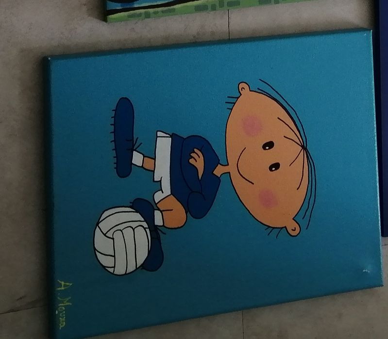 Vários quadros decorativos criança