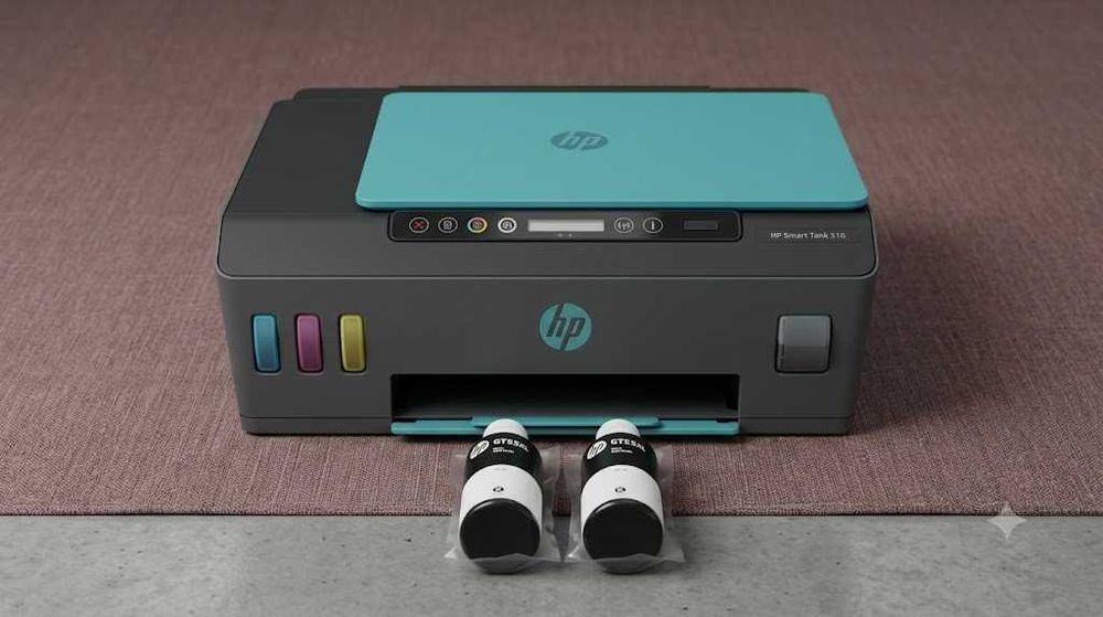 Jak NOWA Drukarka HP Smart Tank 516 (Wi-Fi) + 2x Nowy Tusz