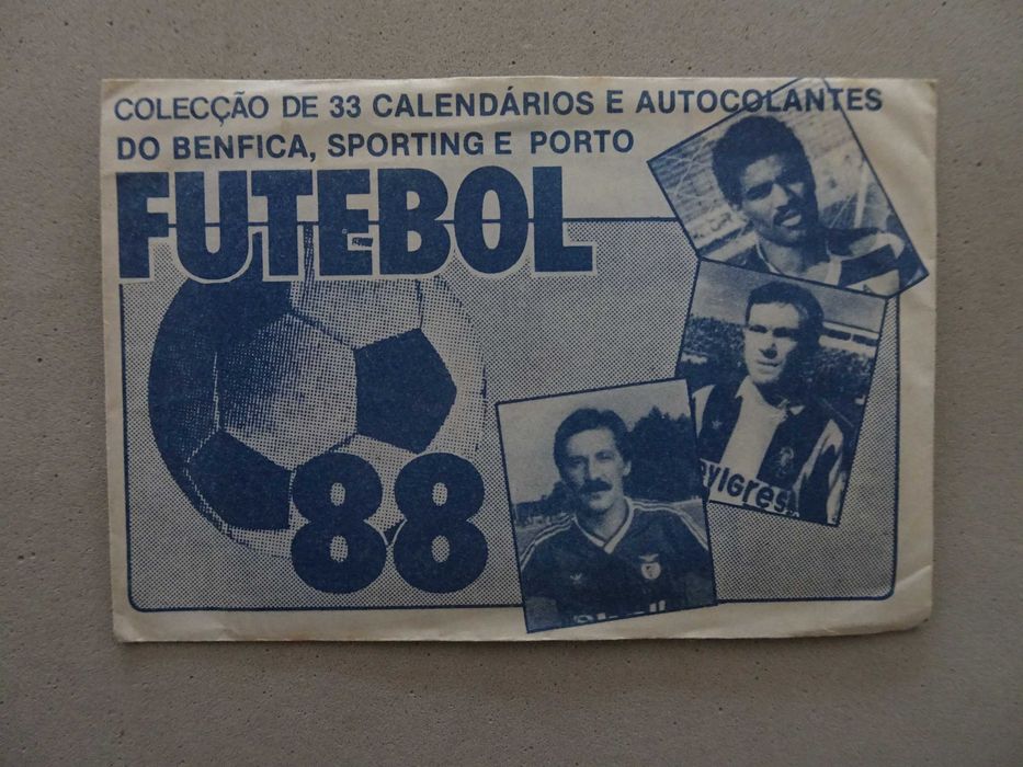 Carteira de cromos fechada Futebol 88