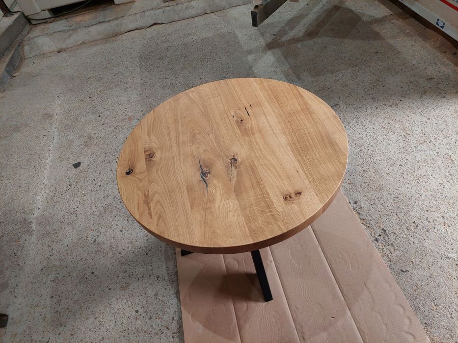 Blat dębowy okrągły