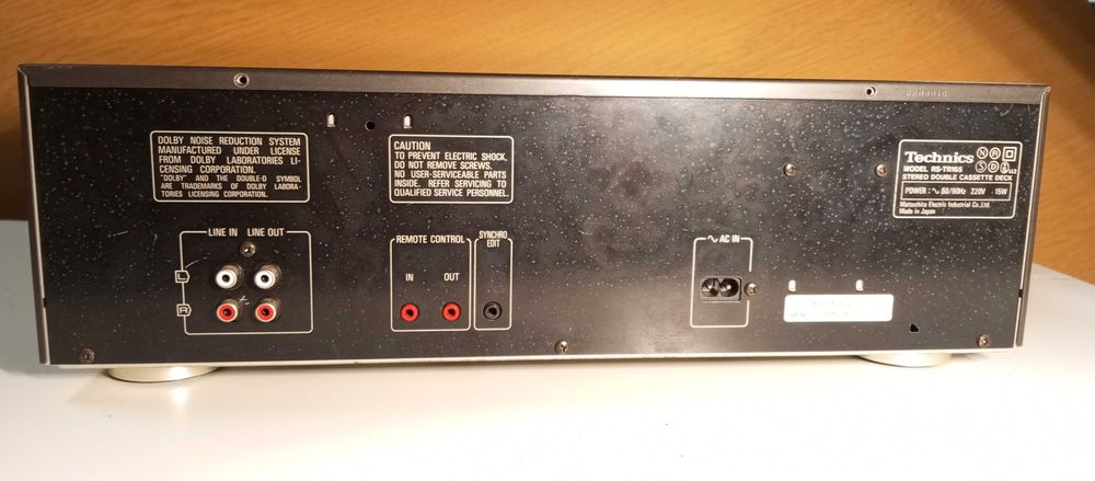 TECHNICS RS-TR-165 stereo double cassette deck