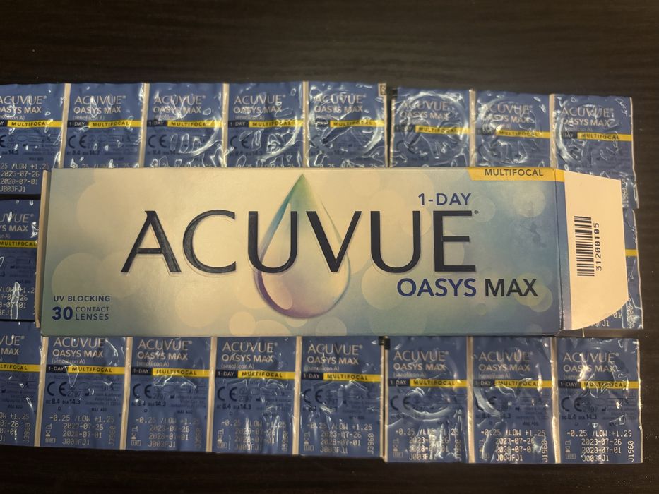Acuvue Oasys Max 1-Day Multifocal to soczewki kontaktowe