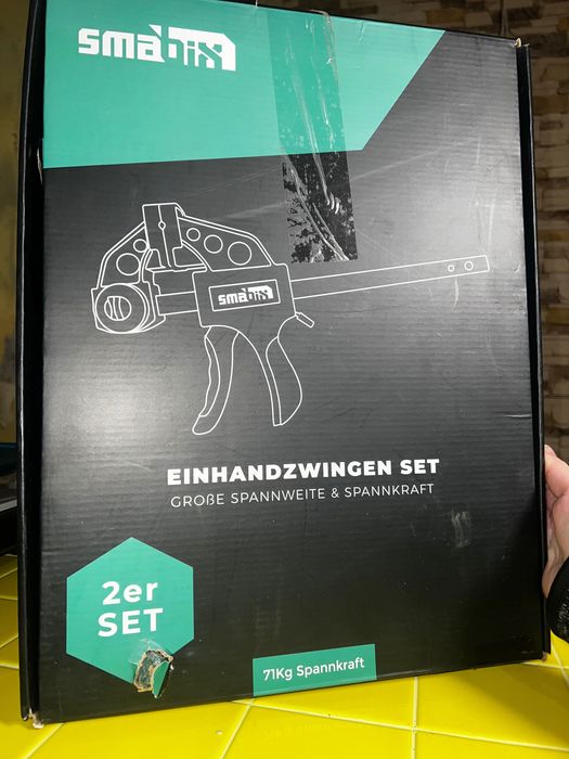 набір одноручних струбцин SMABIX Einhandzwingen Set