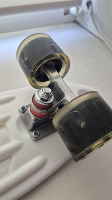 #скейт #Дитячий пенніборд 2503 Penny Blue skull