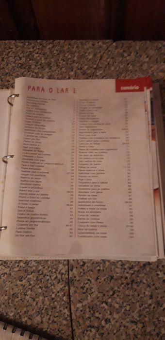 Conjunto de 4 Dossiers Fascículos Ponto de Cruz