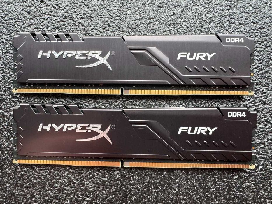 Pamięć RAM HyperX Fury DDR4 8GB (2x4GB) 3000MHz CL15 | Kingston | 100% Sprawna | HX430C15FB3K2/8