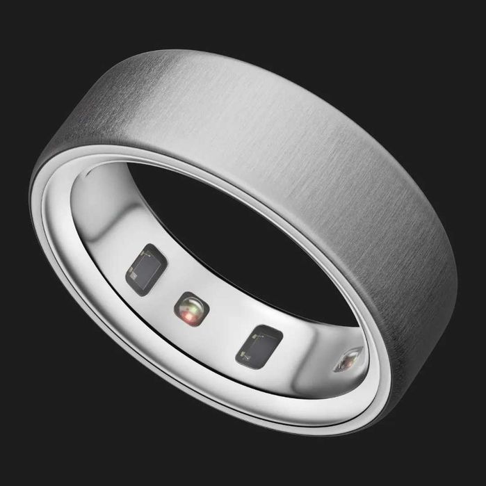 Смарт-кільце Oura Ring 4 Brushed Silver, розмір 6, фітнес-трекер здоров'я та сну (JZ90-54220-06)