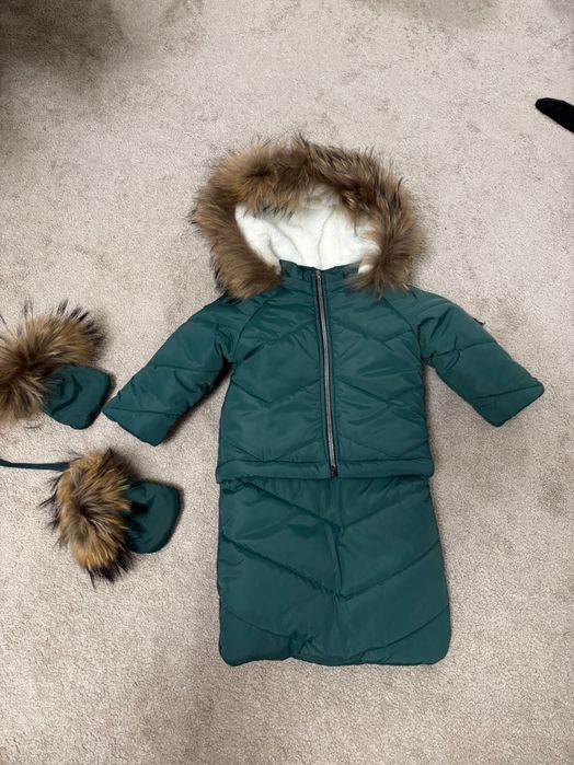 Зимовий комбінезон трансформер для новонароджених , від 0до 2років