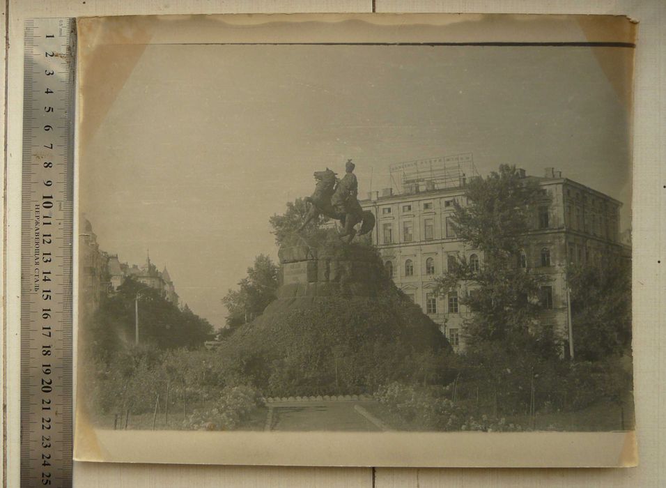 Велике фото Київ, Памятник Б.Хмельницькому, 1960-ті р.