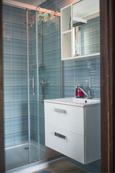 Domek jezioro Symsar Warmia i Mazury rower wodny grill