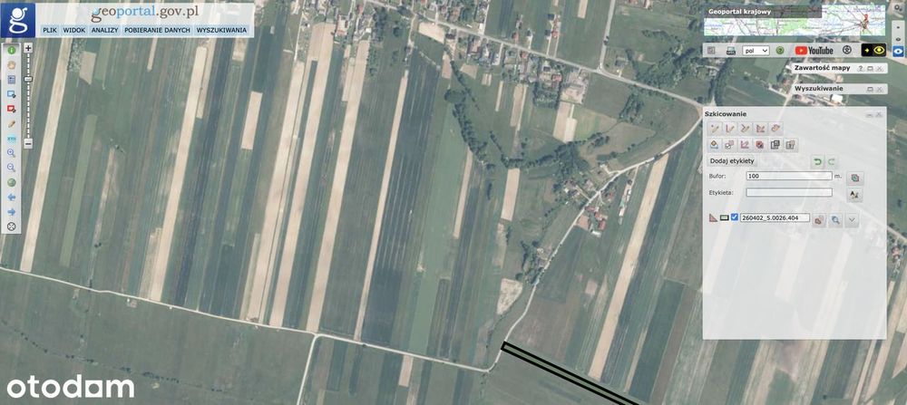 Działka - Wzdół Kolonia / Bodzentyn / 30km od Kielc - 6100m2