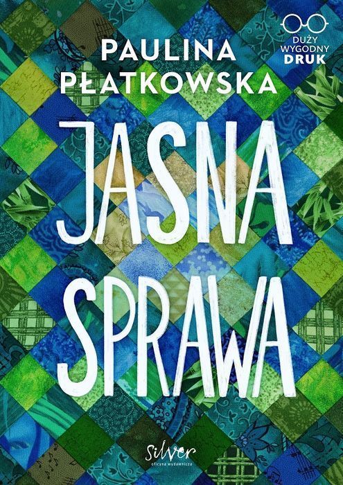 Jasna Sprawa. Duży Wygodny Druk Silver Nowa Nieużywana