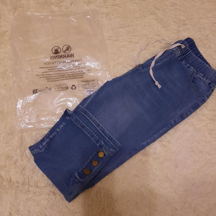 Новые женские джинсовые капри, р. 48-50