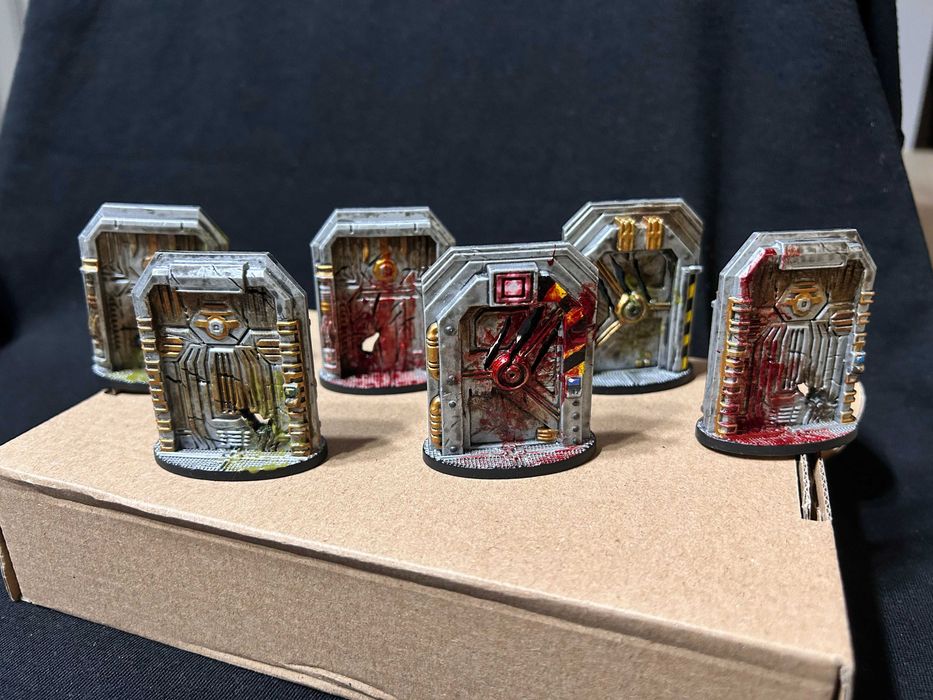 Nemesis Oryginał Drzwi z Terrain Pack | 12 sztuk | POMALOWANE + insert