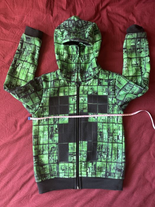 Майнкрафт minecraft 122-128 р кофта на застібці