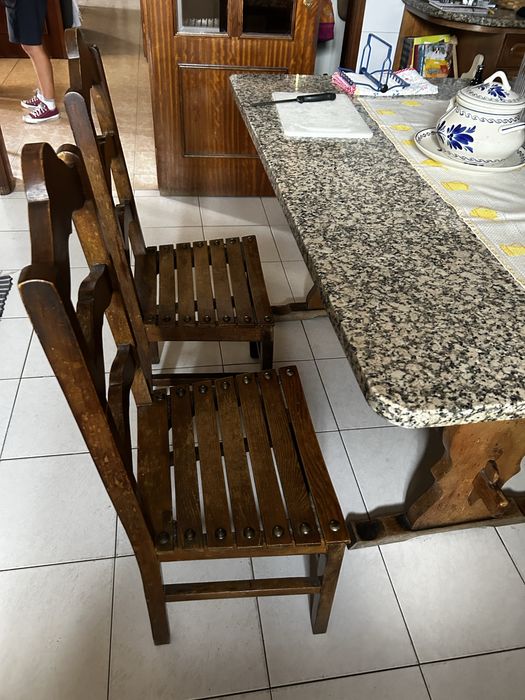 Mesa cozinha tampo granito