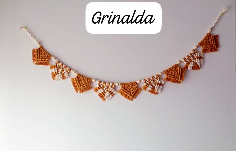 Grinalda em Macramé