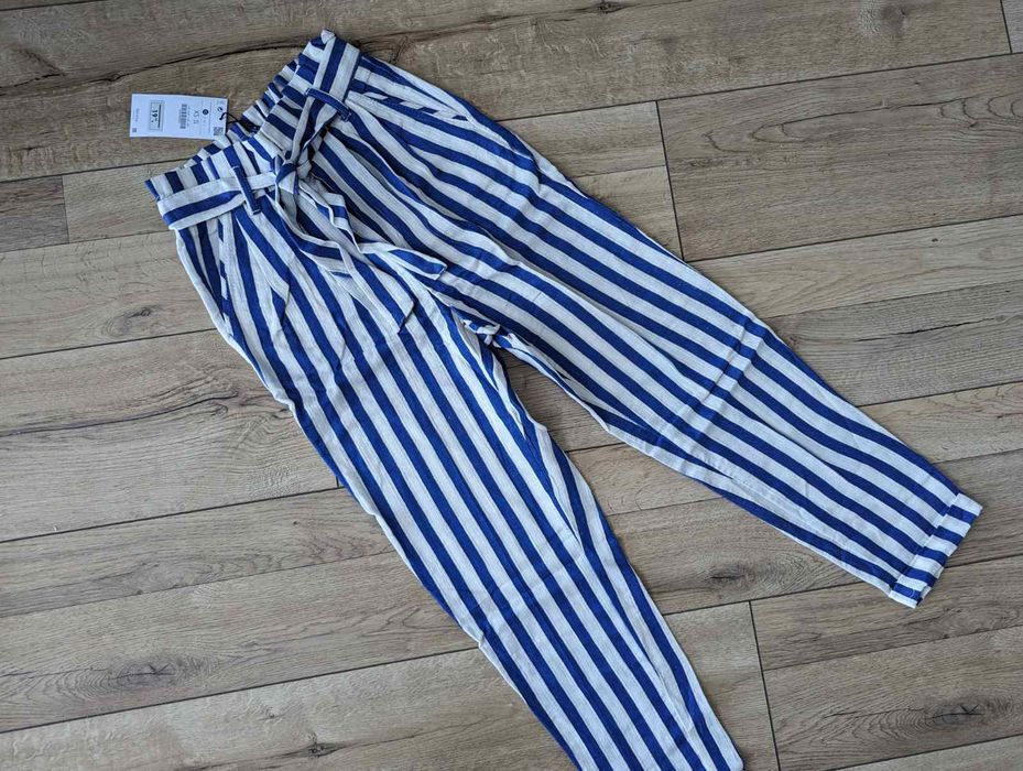Bershka штани льняні ХС
