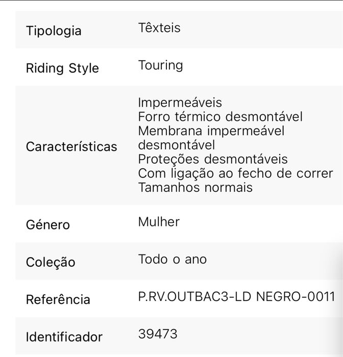 Calças Revit senhora 38