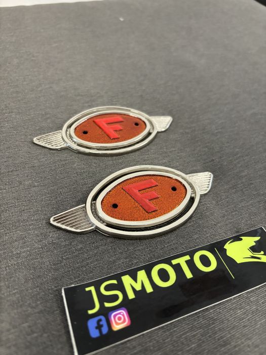 Emblemas deposito famel xf17 zundapp motorizada par