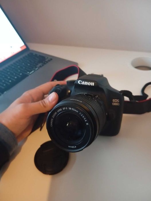 Canon EOS 1300D praticamente não usada, como nova