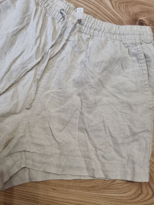 Spodenki szorty H&M S 36 Len viskoza