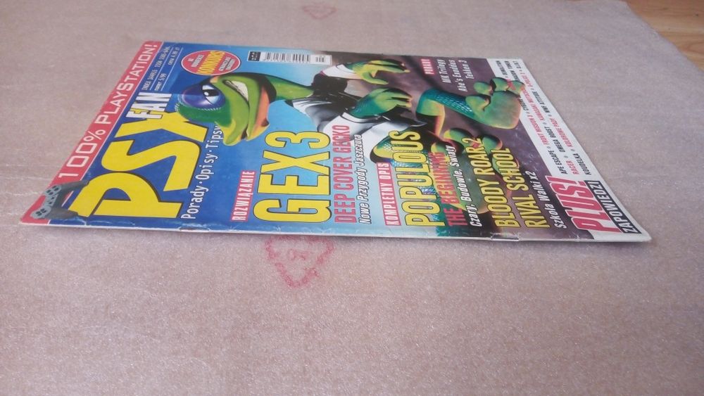Czasopismo Psx fan nr. 5/99 z plakatem
