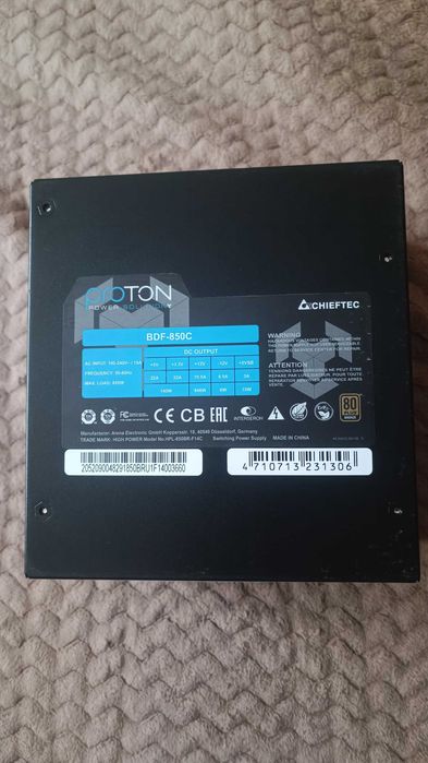Блоки живлення Gamemax 750w/Chieftec 850w/Corsair 400w/FSP 300W 80+ bronze